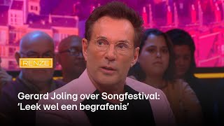 Gerard Joling over Songfestival: 'Leek wel een begrafenis' | Renze by RTL Talkshow 9,195 views 1 day ago 2 minutes, 10 seconds