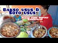 Bakso usus dan soto usus  pasar sore sepulu bangkalan madura