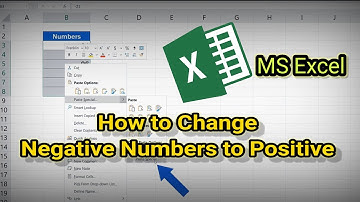 How to Change Negative Numbers to Positive in Excel