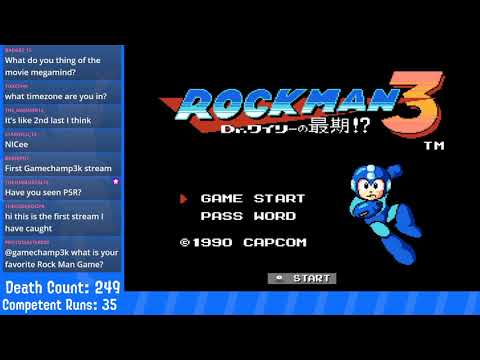 VG Myths Live - Rockman 3 No Damage Attempts *YEAR 2, DAY 9*