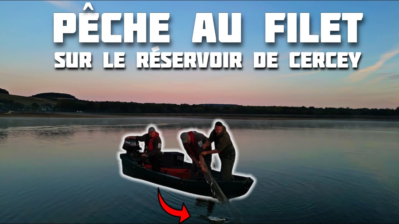 Pêche d'inventaire au barrage de Cercey - un espace naturel sensible