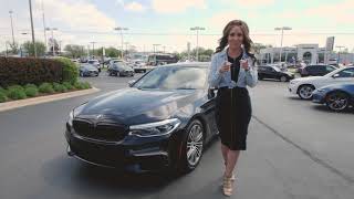2018 BMW M550 tour and gesture control demo with Heather at BMW of Crystal Lake in Il