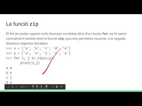 Vídeo: A Python què són els iteradors?