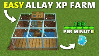 NEW BEST EVER XP FARM in 1.21 Minecraft Bedrock !