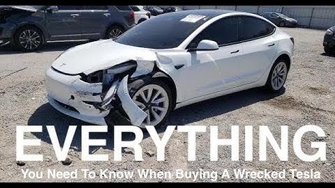Everything You Need To Know About When Buying a Wrecked Tesla
