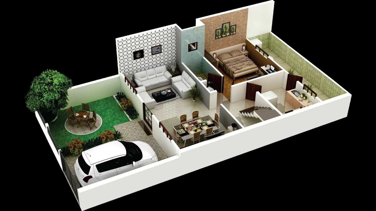 25X50 3d  house  plan  Interior design YouTube