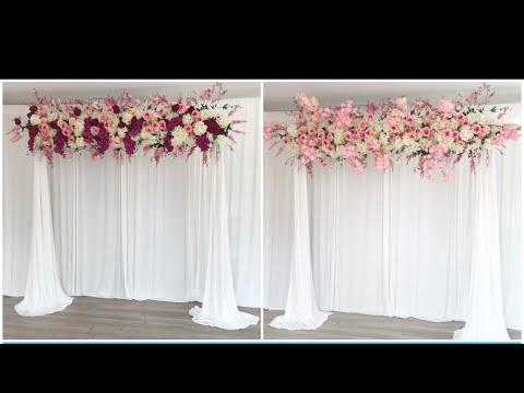 DIY -Elegant Backdrop Diy-Wedding Decor