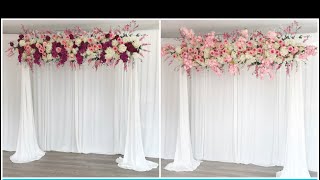 DIY  How to make a wedding backdrop