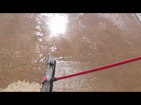 How to remove concrete sealer off decorative concrete