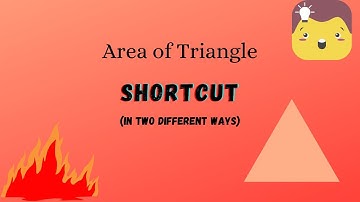 Area of Triangle | Area of triangle shortcut | coordinate geometry