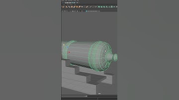 3D Modeling a Cannon | Autodesk Maya + Substance 3D Painter | #shorts