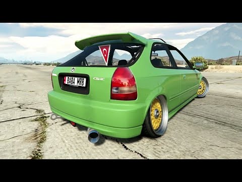 Gta 5 Honda Civic - YouTube