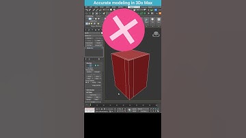 How to Adjust Edge Loops Accurately in 3ds Max #shorts  #3dsmax