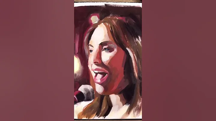 A star is born gouache painting ⭐️ shorts