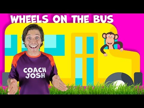 wheels-on-the-bus-|-action-song-for-children-|-coach-josh