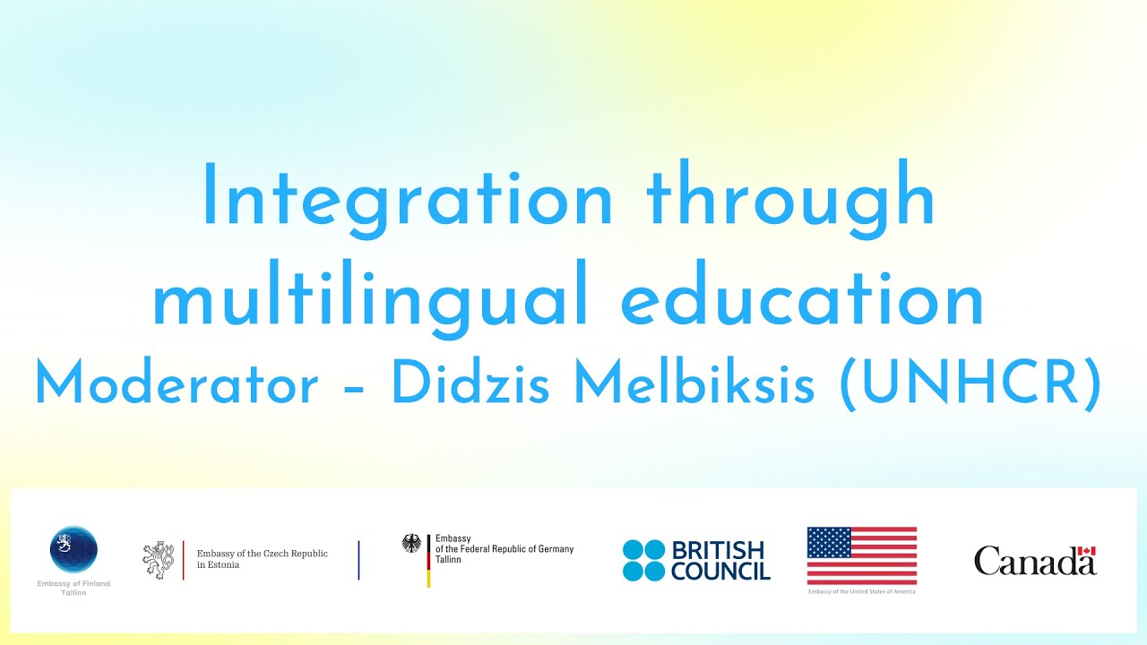 Plenary session: Integration through multilingual education - YouTube