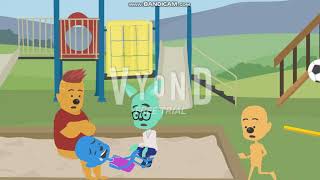 Wubbzy Plays With His Friends Going To Hospital Kickety Kick Ball