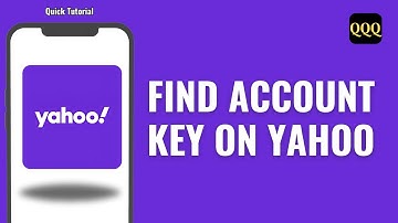 How To Find Account Key On Yahoo