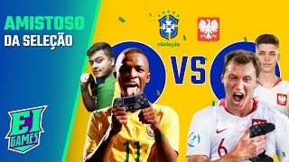 BRASIL X POLÔNIA - AMISTOSO INTERNACIONAL - VINICIUS JR E RESENDE NO FIFA 20