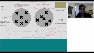 Quasi vs pseudo random number generators