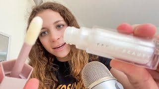 ASMR Diamond Milk Lipgloss: lipgloss noises, application, trigger word 💎