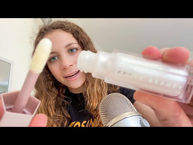 ASMR Diamond Milk Lipgloss: lipgloss noises, application, trigger word 💎