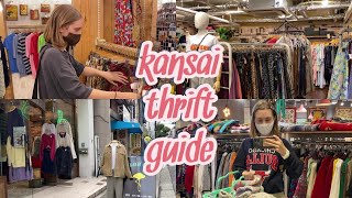 Best thrift areas in Kansai: Osaka, Kyoto, Kobe | try on haul