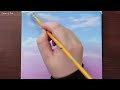 Rose Blossom at night / Easy acrylic painting for beginners / PaintingTutorial / Painting ASMR