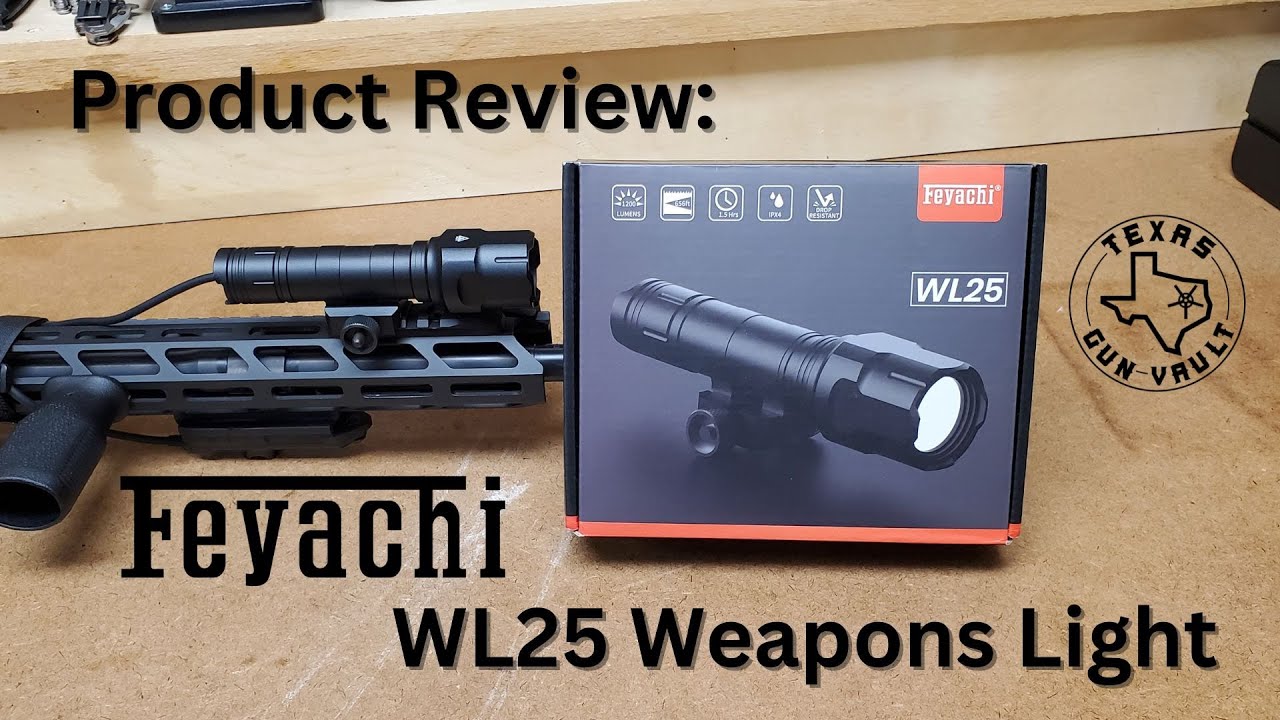 Обзор продукта: Feyachi WL25 Weapons Light — WML со слишком чувствительной нажимной площадкой