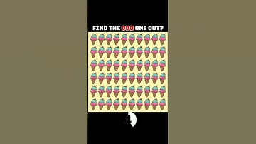 Find the Odd One Out Challenge! 🔍 Only 1% Can Spot It! 🤯 | Brain Teaser & Puzzle #shorts