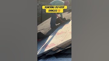 Removing old roof shingles 💯 #reels #roofer #roofing #video #roofs #work #diy #roof