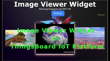 Image Viewer in ThingsBoard IoT Platform using Custom REST API