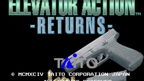 Elevator Action Returns(Arcade) - Full Playthrough as Edie Burret.