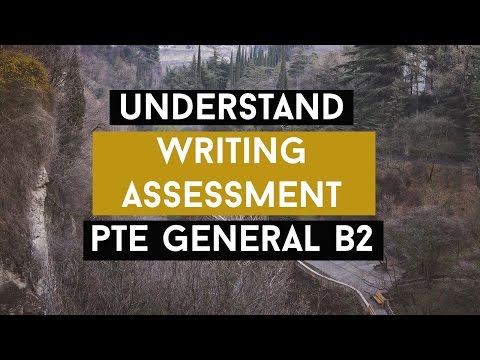 Pearson Test of English - General B2 - Writing Assessment