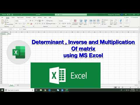 Determinant,Inverse, and Multiplication