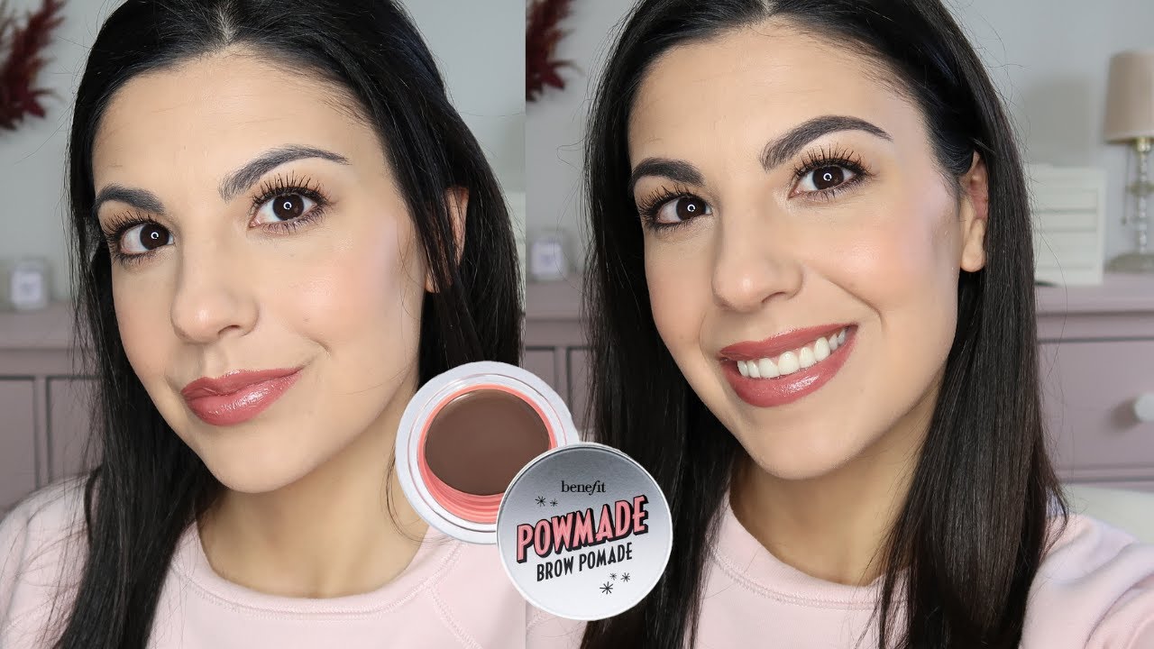 Benefit Cosmetics POWmade Brow Pomade Review and Demo