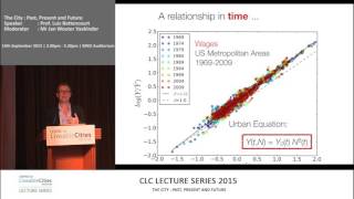 Luis Bettencourt: Productivity of cities over time