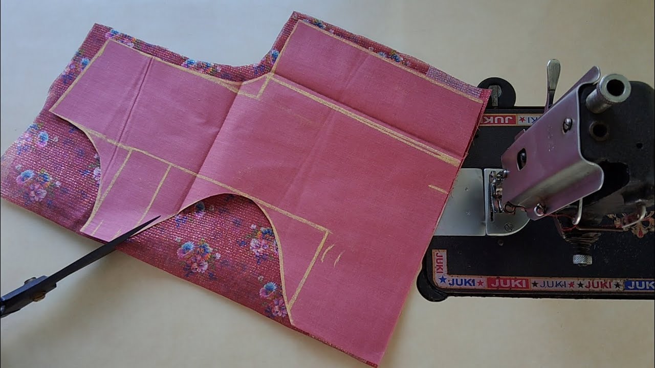 Beautiful Boat Neck Blouse Design Cutting & Stitching 