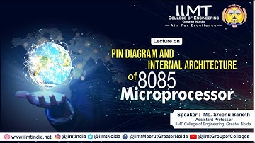 Pin Diagram And Internal Architecture of 8085 Microprocessor