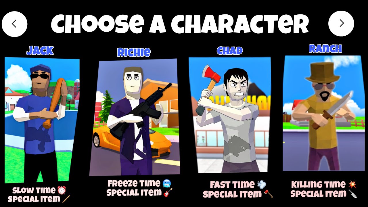 Every Character Unlock Mission Complete in Dude Theft Wars !!! 😍🥰
