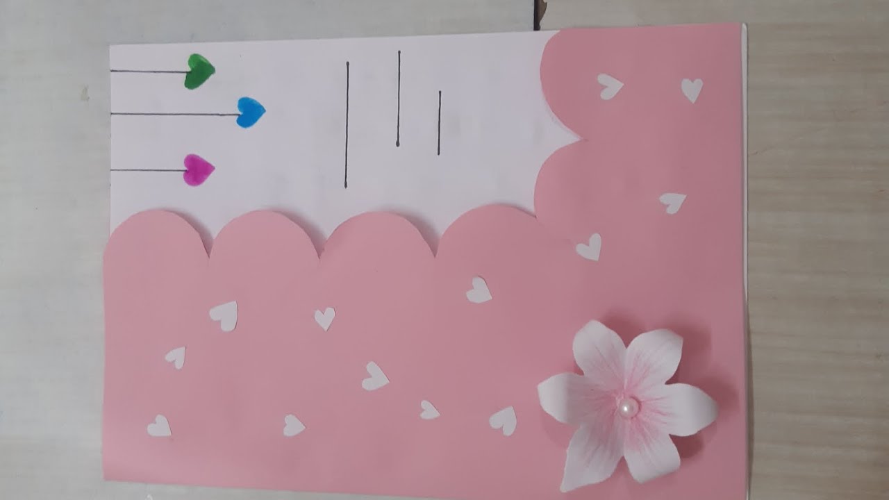 how-to-make-greeting-cards-with-paper-youtubeshorts-papercraft