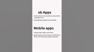 Mobile App vs. Web App: What