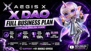 X Dao Full Business Plan in English | How it's Work Genesis Program | Complete AegisX Dao Overview