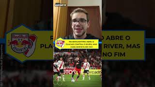 VACILOU NO FIM! ⚠️ Bragantino sofre empate nos acréscimos contra o River