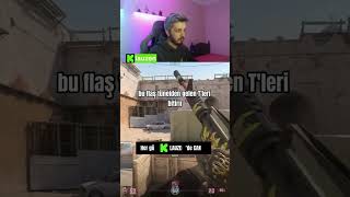 B SITE SELF POP FLASH ON DUST 2 #cs2 #shorts