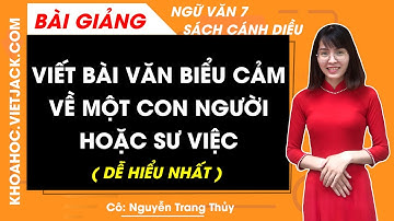 Viết bài văn biểu cảm về một con người hoặc sự việc - Bài 3 | Ngữ văn lớp 7 Cánh diều (DỄ HIỂU NHẤT)