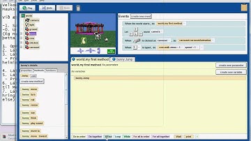 Alice.org - Programming - My first video game - Icelandic
