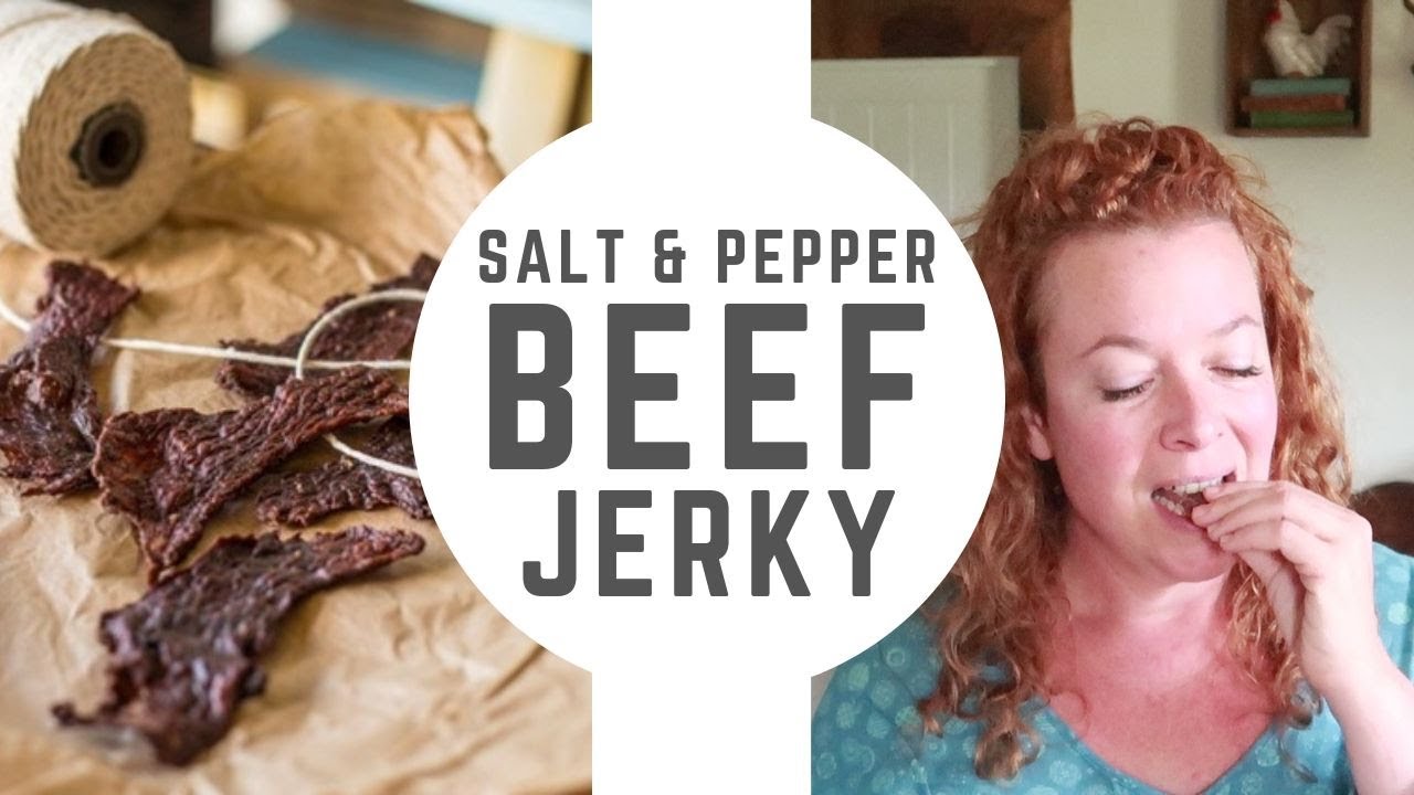 Salt and Pepper Beef Jerky Recipe - The Hedgecombers