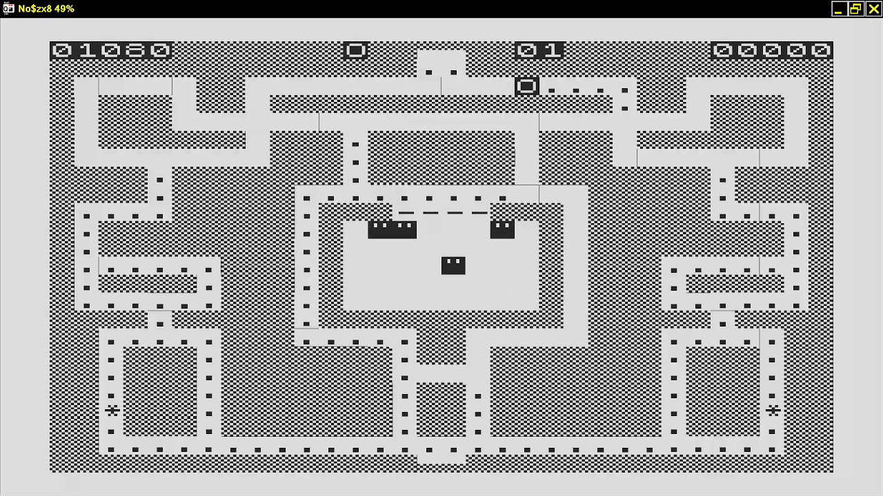 Gloops PACMAN PAC MAN CLONE 1982Tony Beckwith SINCLAIR ZX80 ZX 80 ZX81 ZX 81 Science of Cambridge Lt