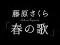 藤原さくら/春の歌(映画「3月のライオン」後編主題歌)